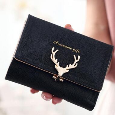 Frosted Deer Multi Card Card Purse