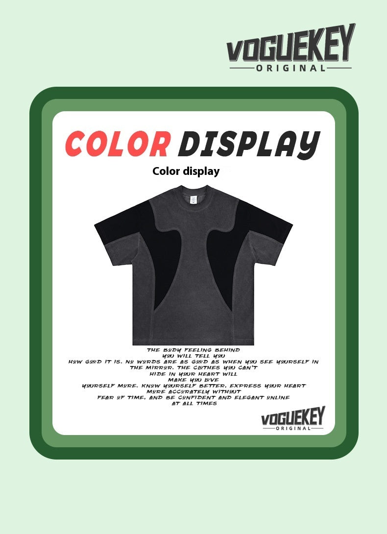 Cybers Figured Distressed T-Shirt