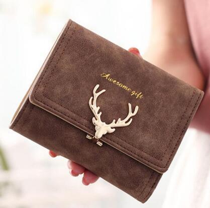 Frosted Deer Multi Card Card Purse