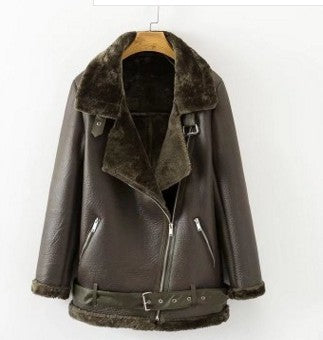 Artificial Fur Leather Coats