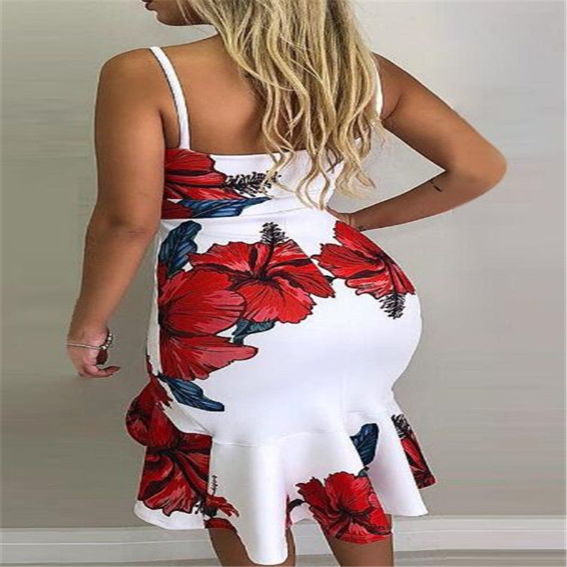 Halter Irregular Skirt Dresses