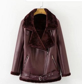 Artificial Fur Leather Coats