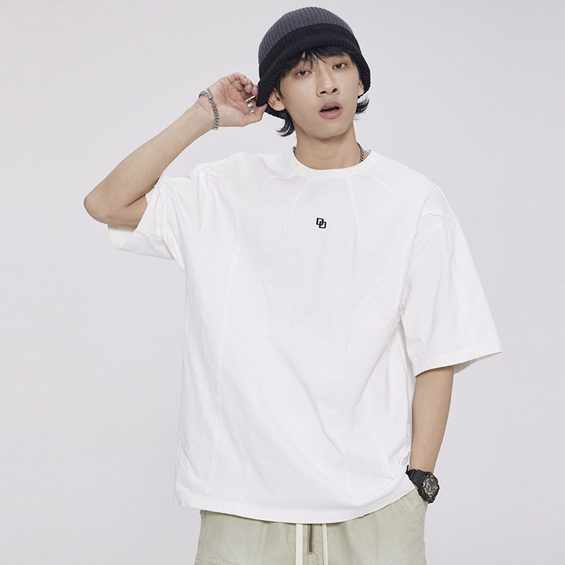 Washed Patchwork T-Shirt
