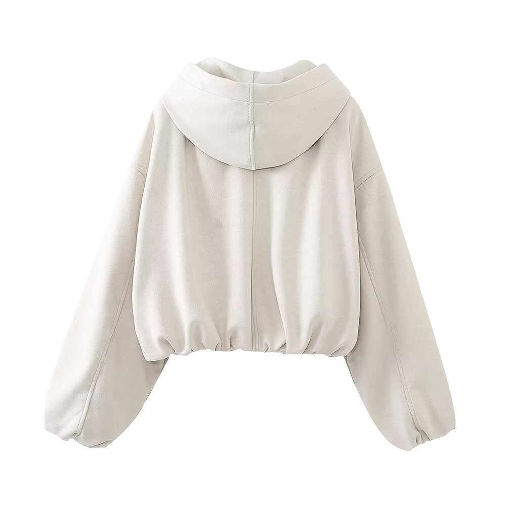 New Women's Fashion Hooded Jacket Coat