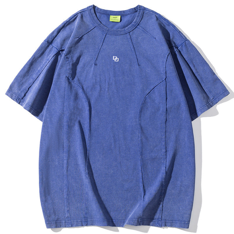 Washed Patchwork T-Shirt