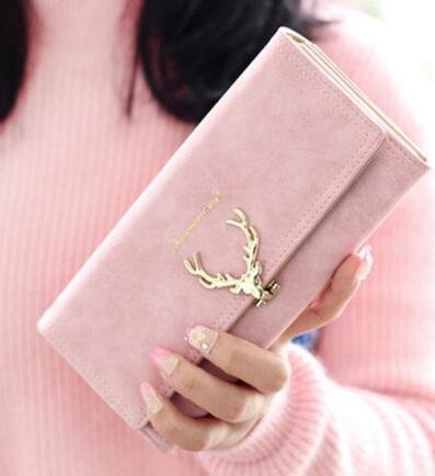 Frosted Deer Multi Card Card Purse