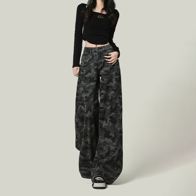 Camo Denim Pants