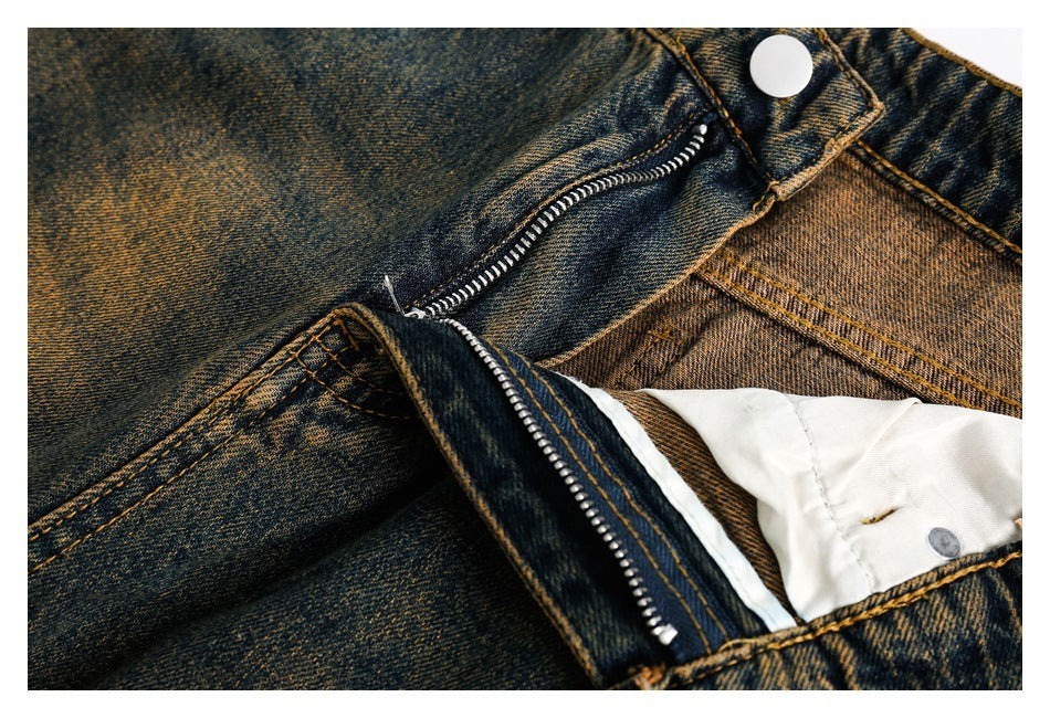 Fashion Personality American Retro Jeans Men