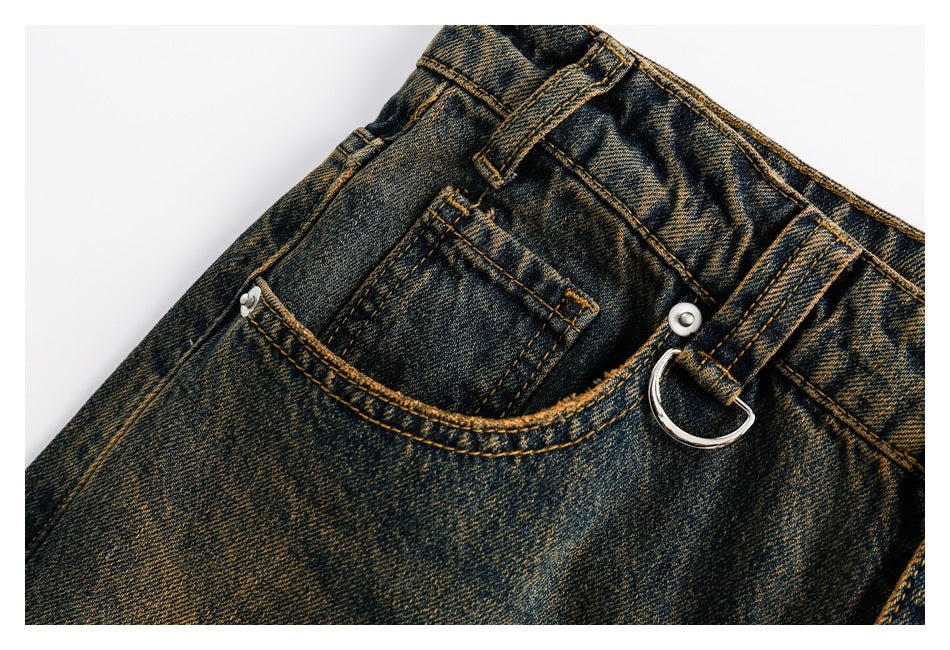 Fashion Personality American Retro Jeans Men