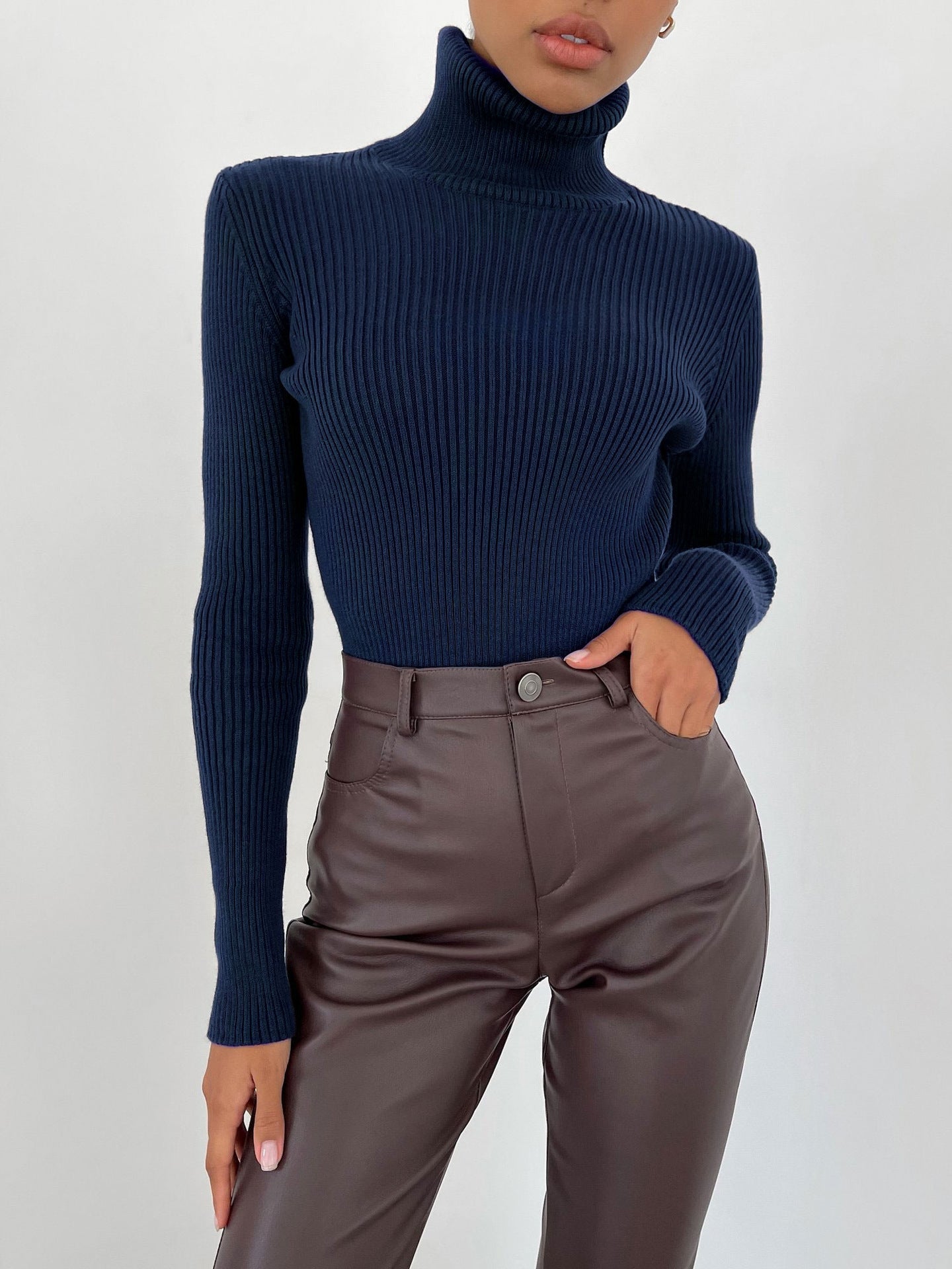 Turtleneck Bottoming Sweaters