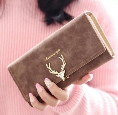 Frosted Deer Multi Card Card Purse