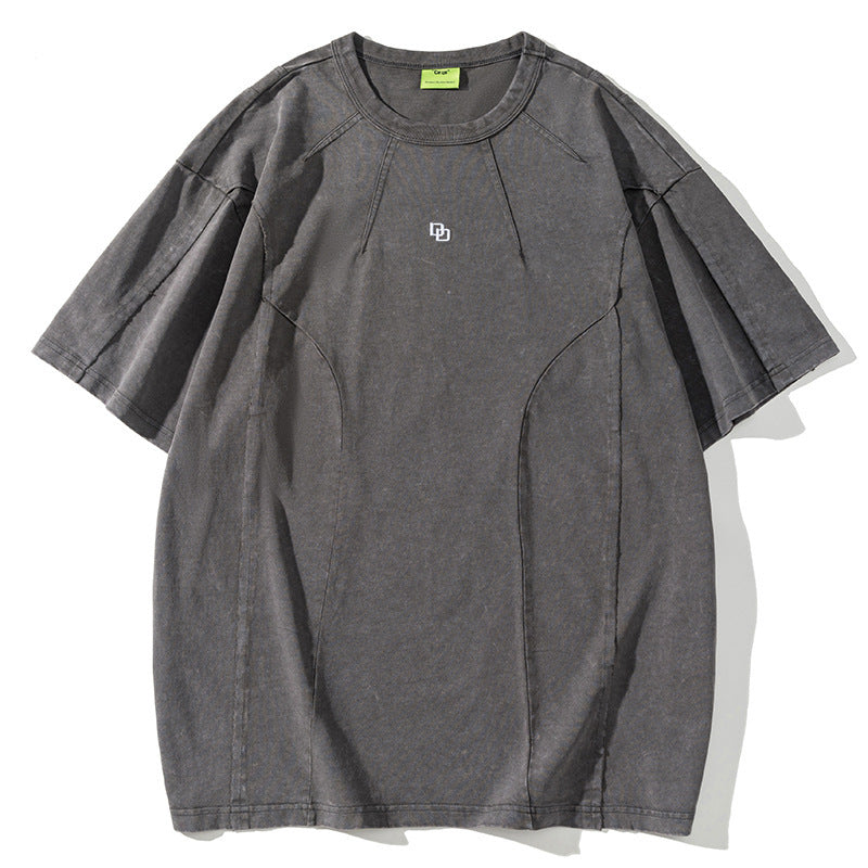 Washed Patchwork T-Shirt