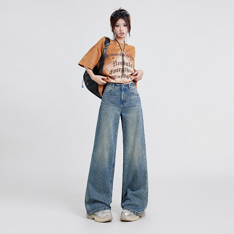 Straight Denim Trousers