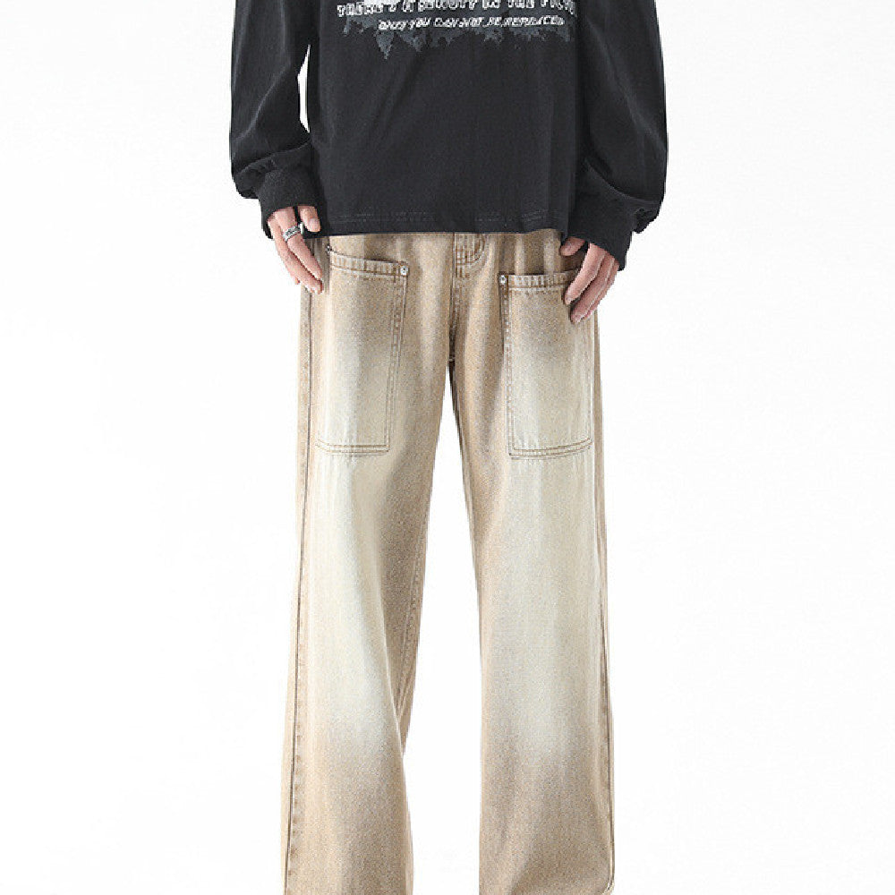 Reversed Pockets Denim