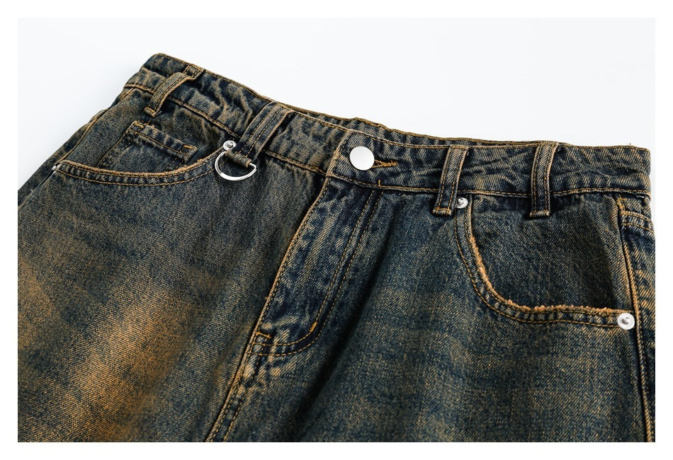 Fashion Personality American Retro Jeans Men