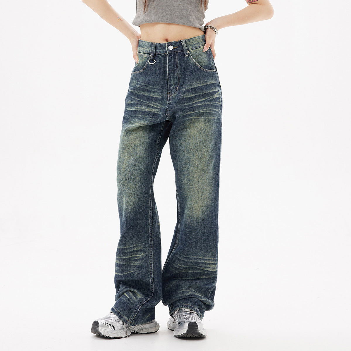 Distressed Street Denim