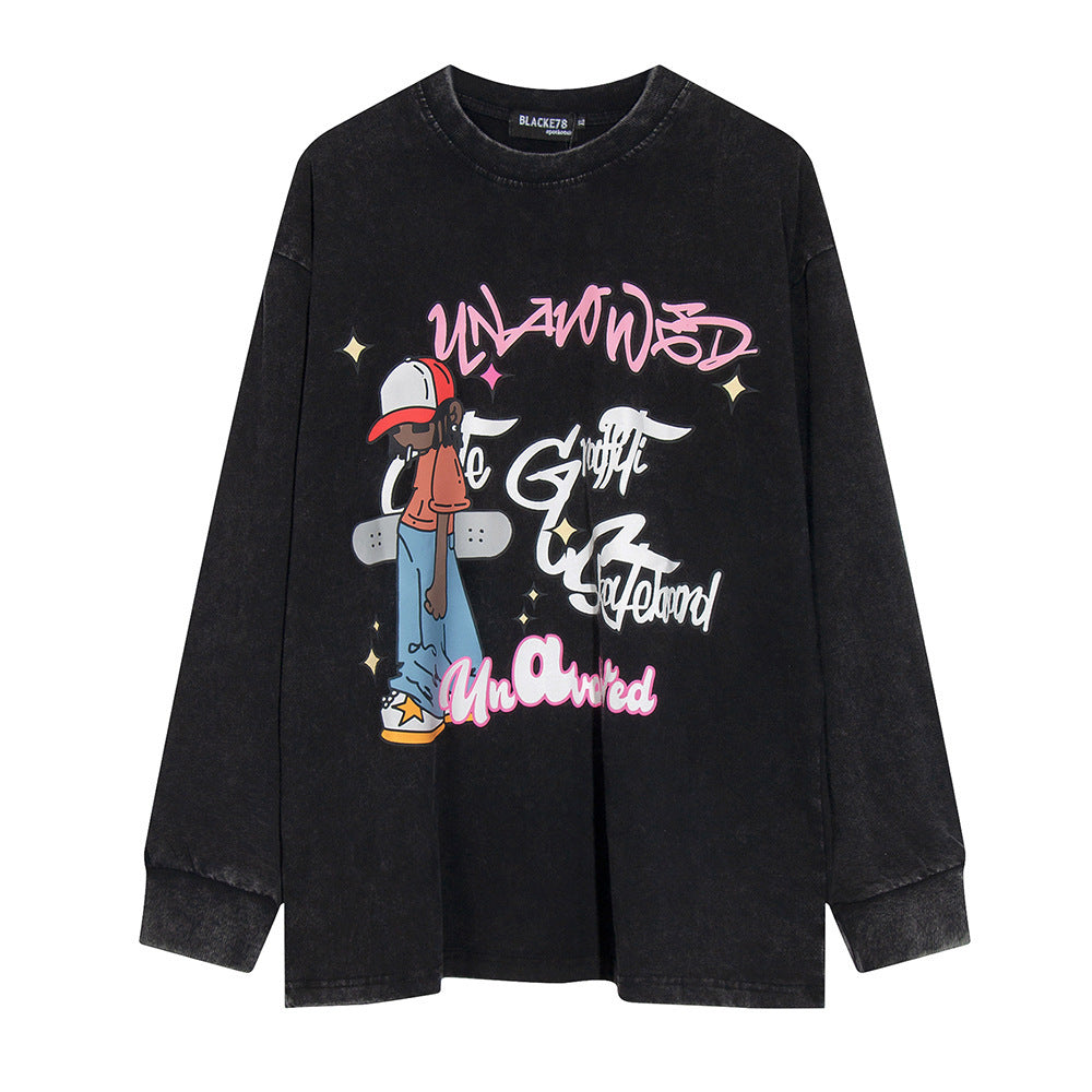Unlawed Graphic Washed LS