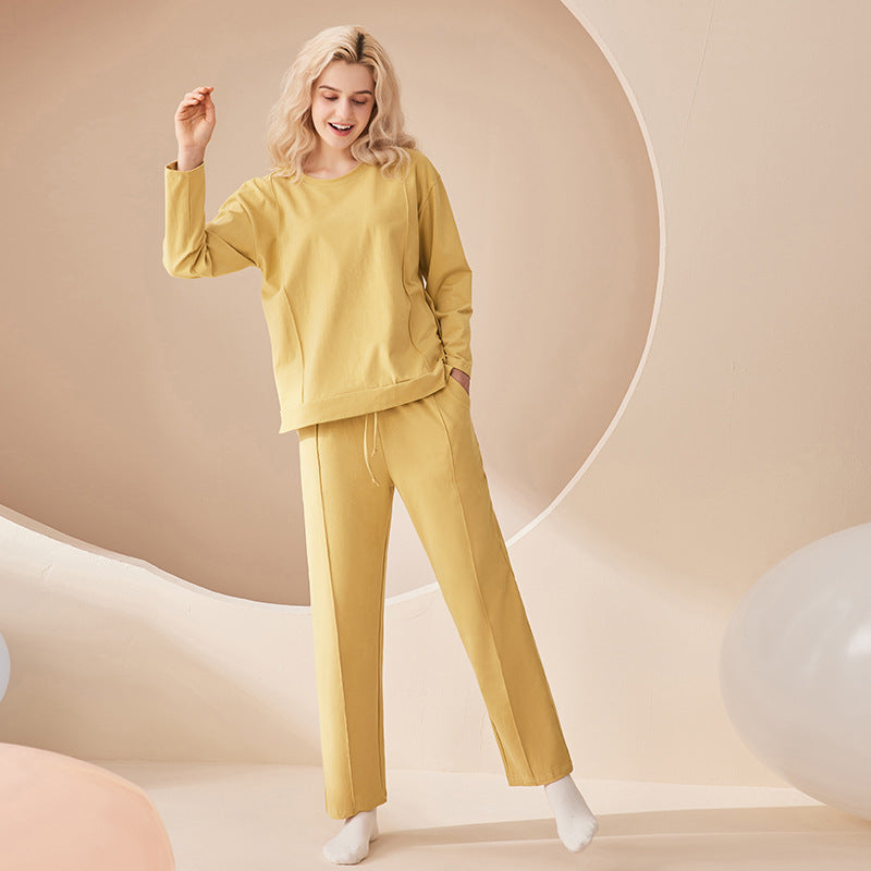 Solid Set Home Pajamas
