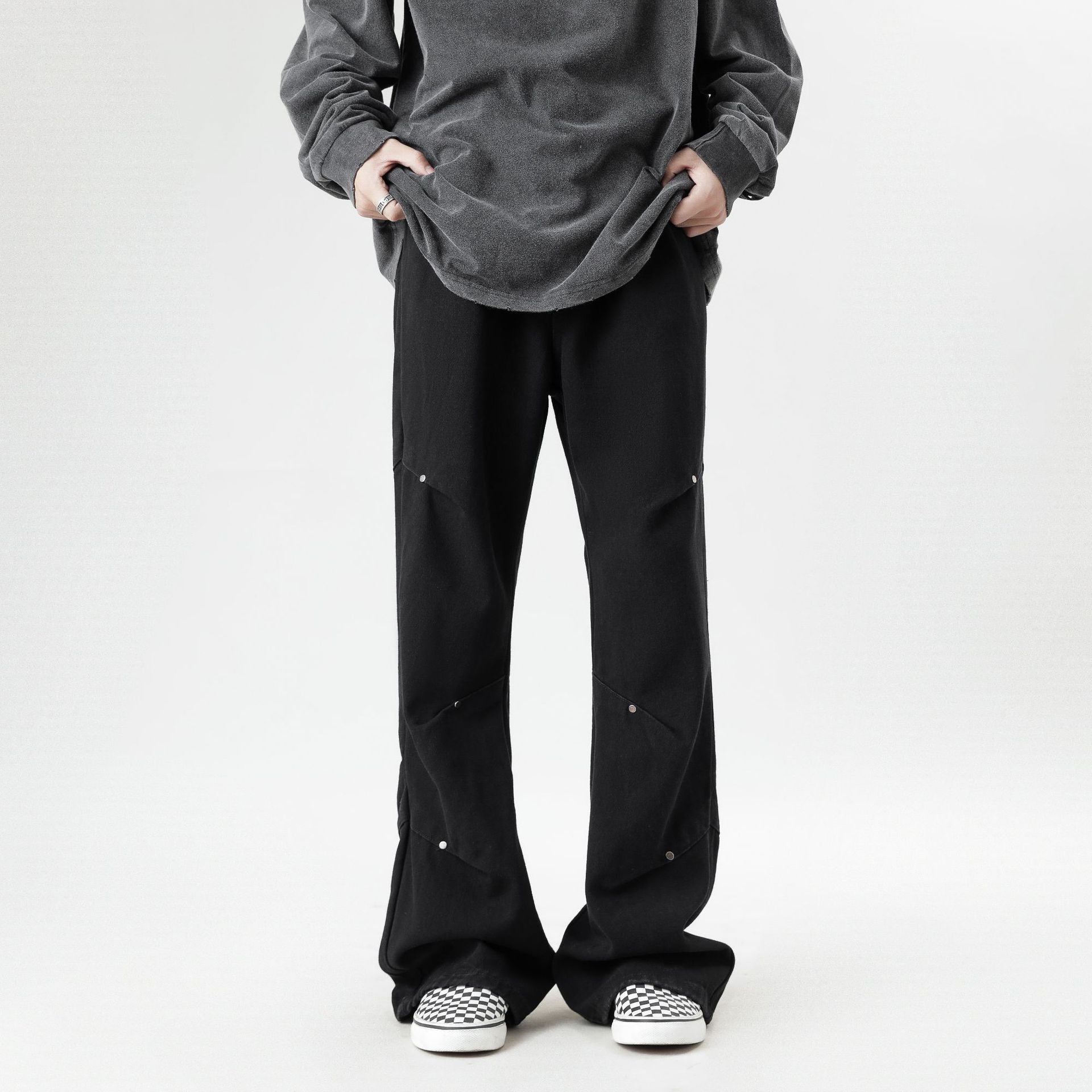 Retro American Fashion Personality Jeans Men