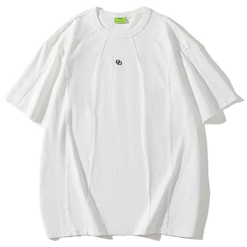 Washed Patchwork T-Shirt