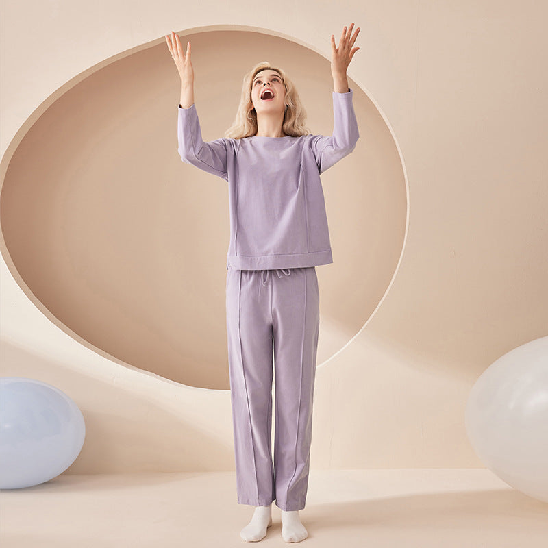 Solid Set Home Pajamas